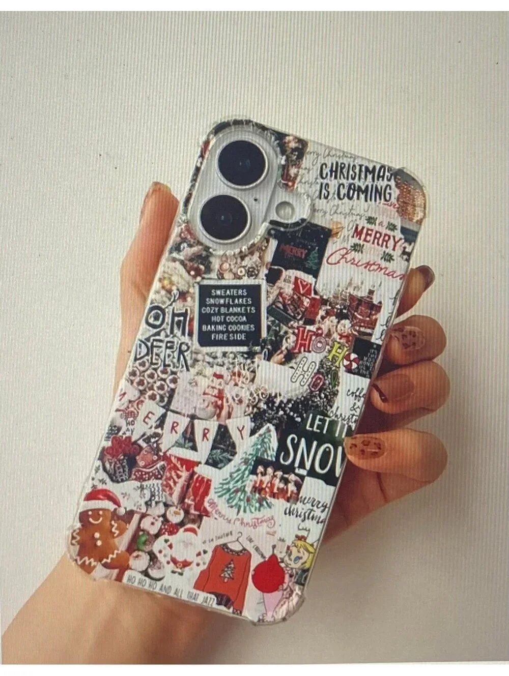 Oubliert Aesthetic Winter Christmas Collage Case for iPhone 17
